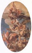 VERONESE (Paolo Caliari) Jupiter Smiting the Vices (mk05) oil on canvas